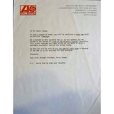 Live from the atlantic studios (usa 1978 original 8-trk w/label lp ...