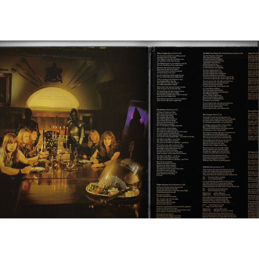 Piece of mind where eagles dare / revelations / flight of icarus