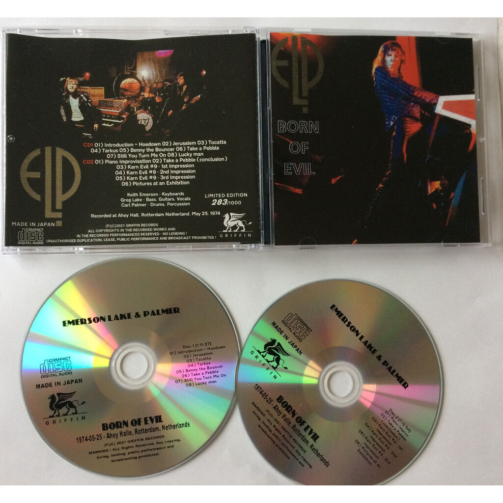 Rotterdam 1974 by Emerson Lake & Palmer, CD with galaxysounds Ref