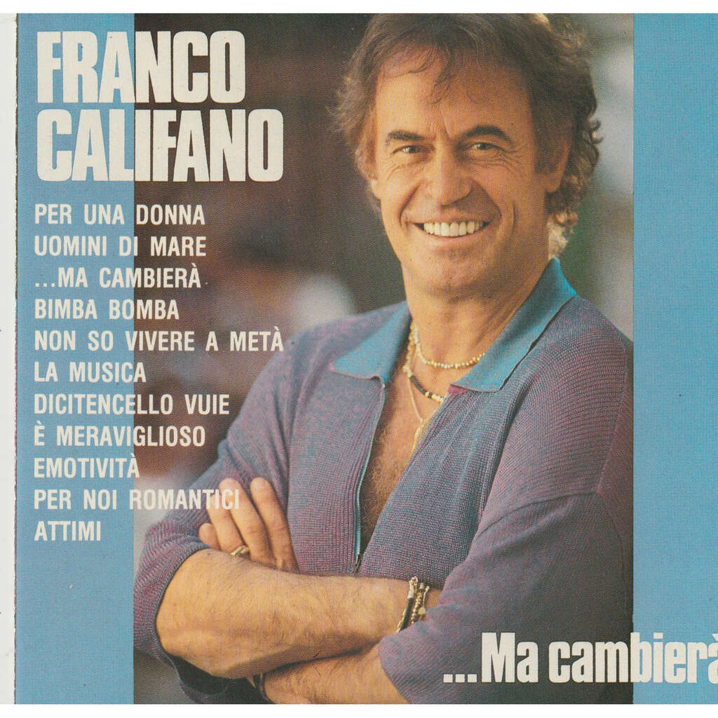 Franco Califano ...Ma Cambierà