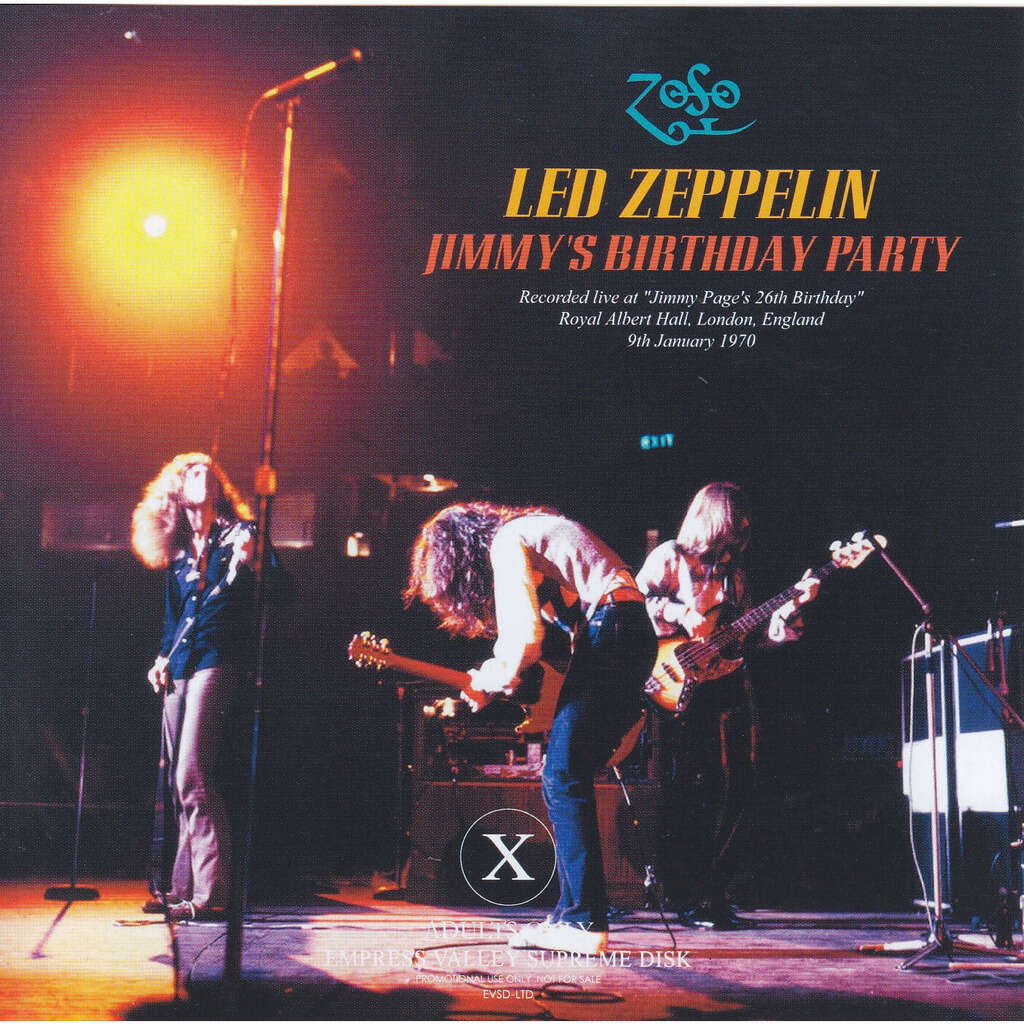 2 cd's - jimmys birthday party - royal albert hall 1970 de Led Zeppelin