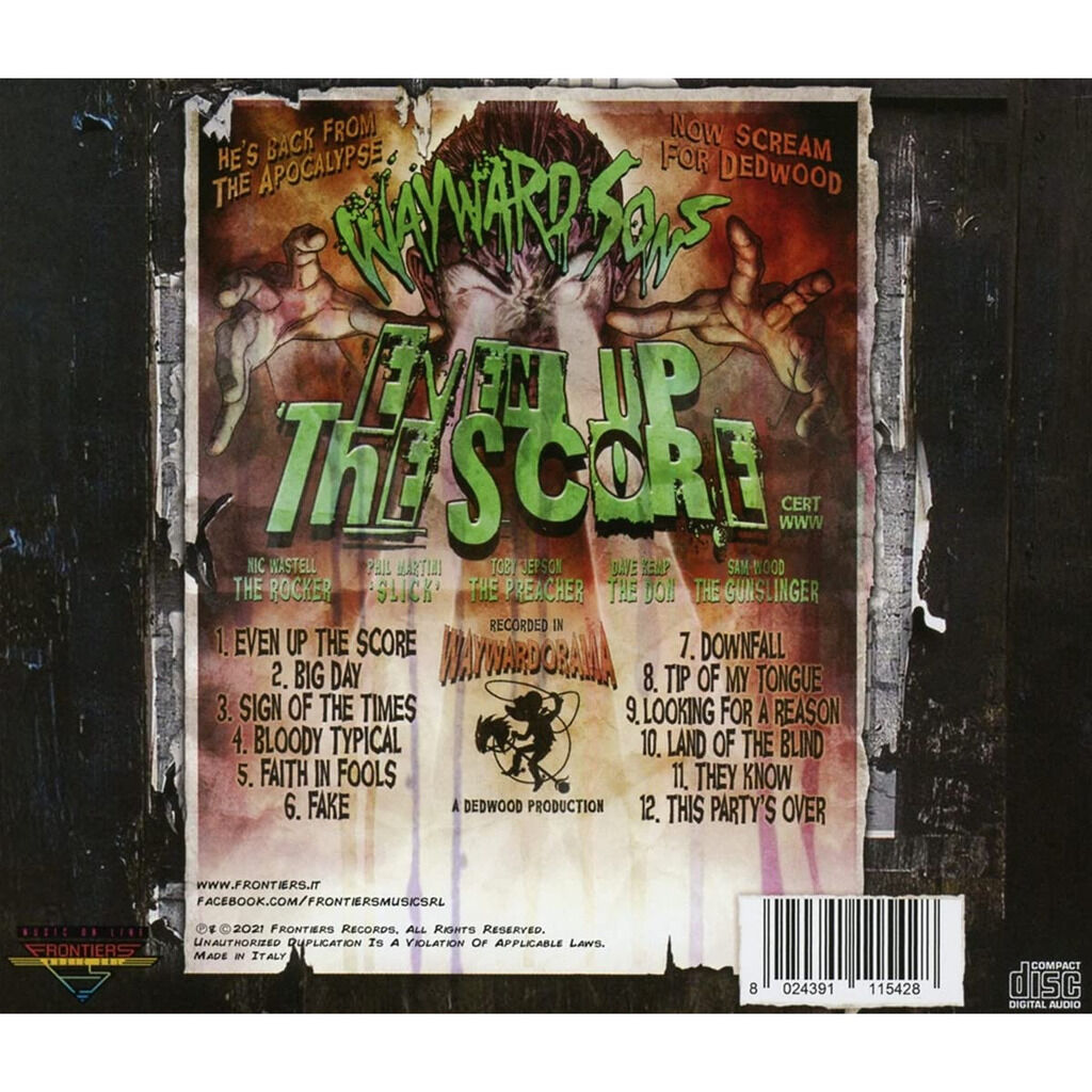  Wayward Sons  -  even up the score 