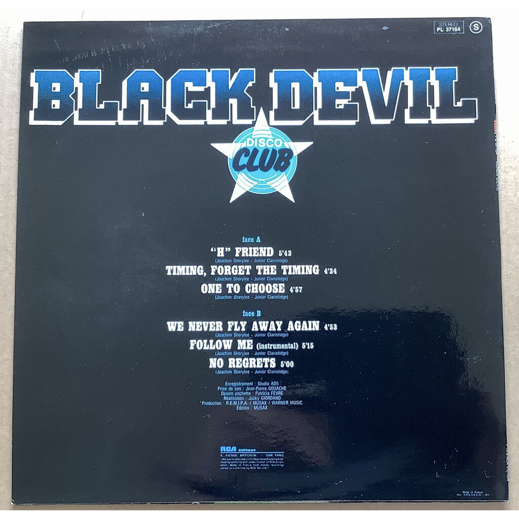 Disco club by Black Devil, LP with happening - Ref:119432121