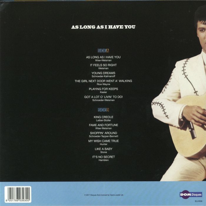  Elvis Presley  -  as long as i have you 