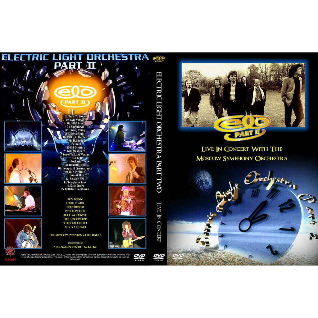Electric light orchestra live moscow concert dvd by Electric Light