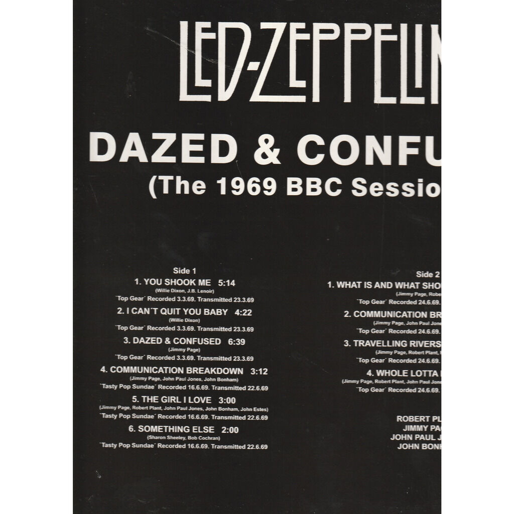  led zeppelin  -  dazed and confused 1969 bbc sessions 