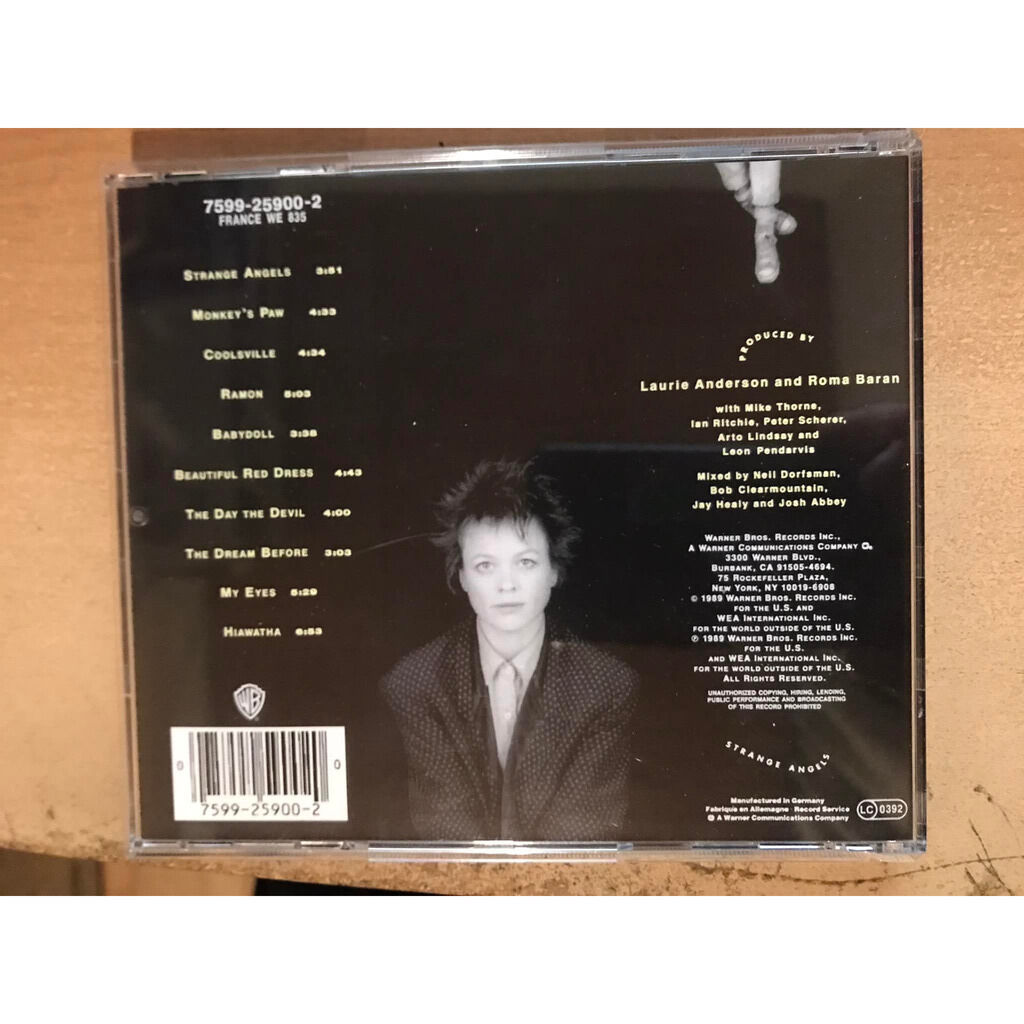 Strange angels de Laurie Anderson, CD chez orfinator1 Ref121876575