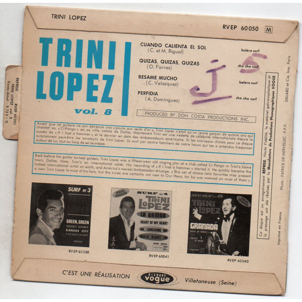 Cuando calienta el sol / quizas quizas quizas / besame mucho / perfidia ...