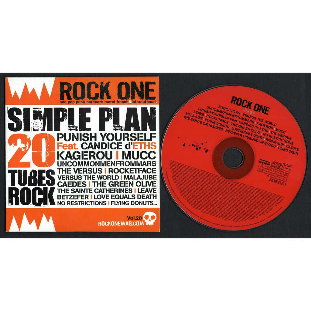 VARIOUS . ROCK ONE ROCK ONE . N° 20 .. .. PROMO .. .. .. .. CARDSLEEVE .. .. .. CD UNIQUEMENT / ONLY CD . PAS DE MAGAZINE .. [ SIMPLE PLAN . VERSUS THE WORLD . UNCOMMONMENFROMMARS . PUNISH YOURSELF . . VOIR DESCRIPTIF ]