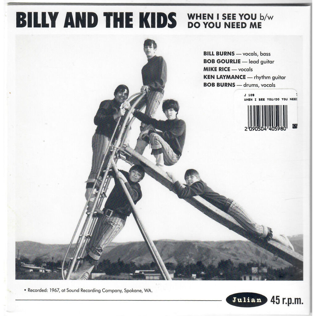  BILLY AND THE KIDS  -  when i see you / do you need me 