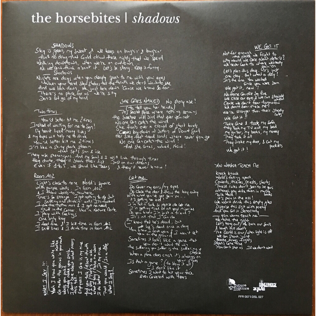 THE HORSEBITES  -  shadows 