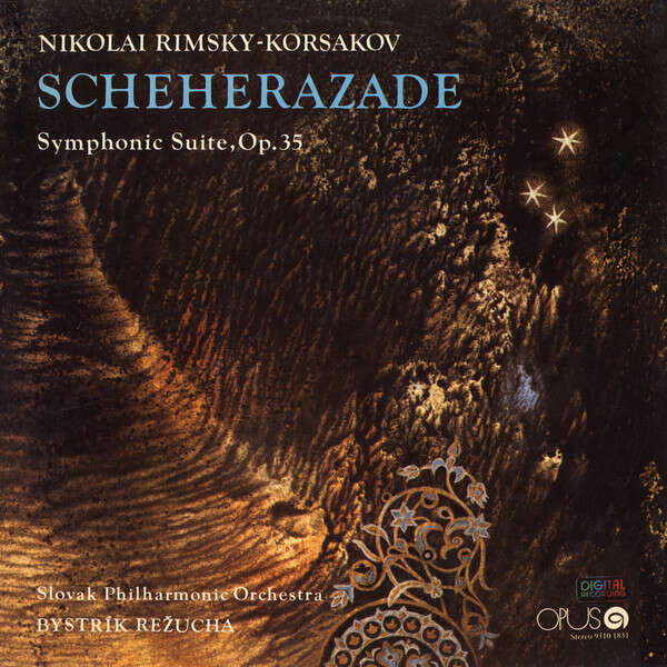 Conducts rimskykorsakov scheherazade, symphonic suite, op.35, soloist skorepa violin by