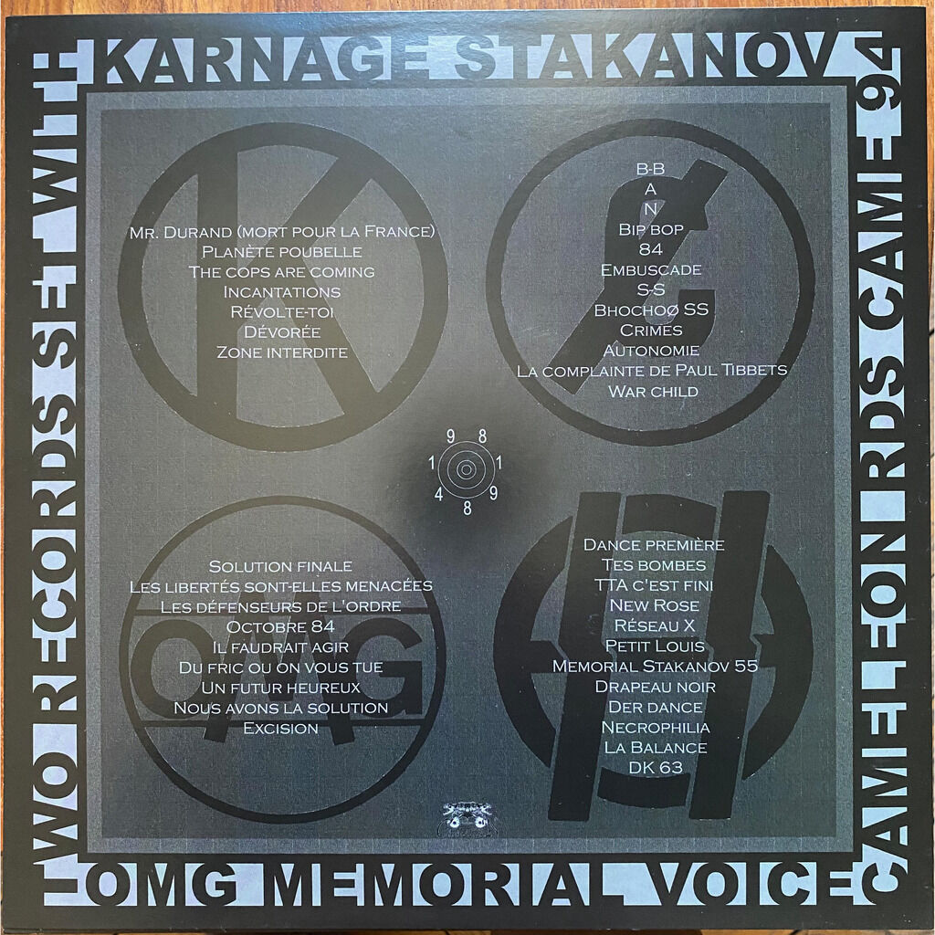  KARNAGE O.M.G STAKANOV MÉMORIAL VOICE  -  kosm 