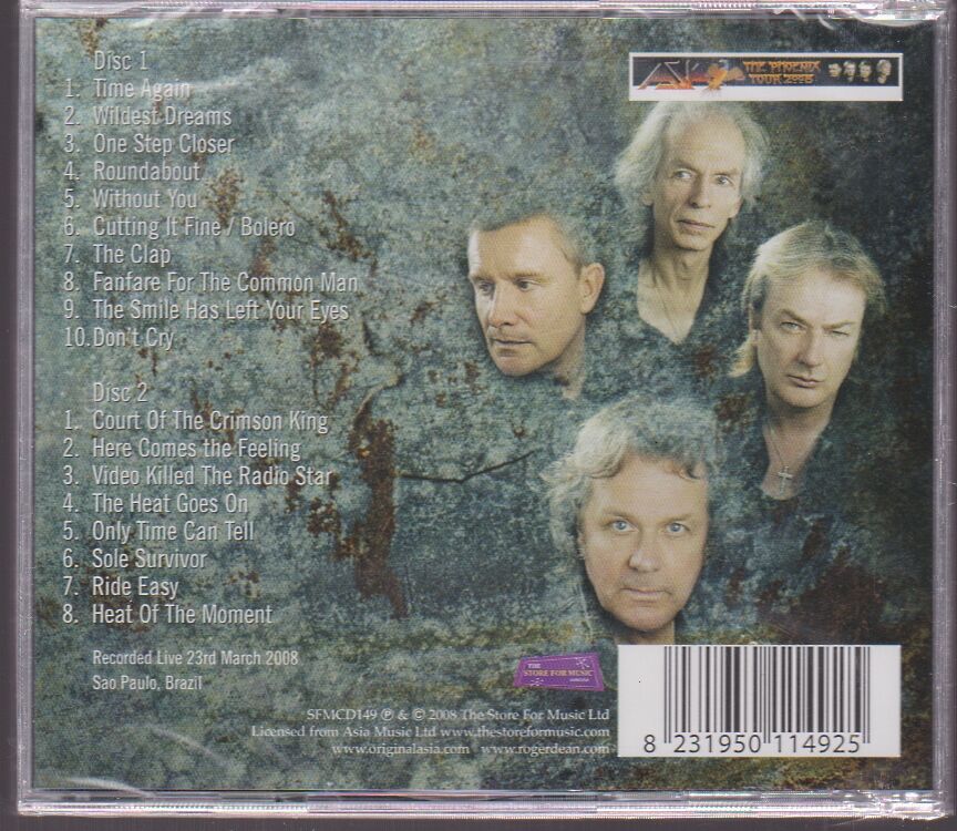  ASIA  -  live in sao paulo, 23rd march 2008 