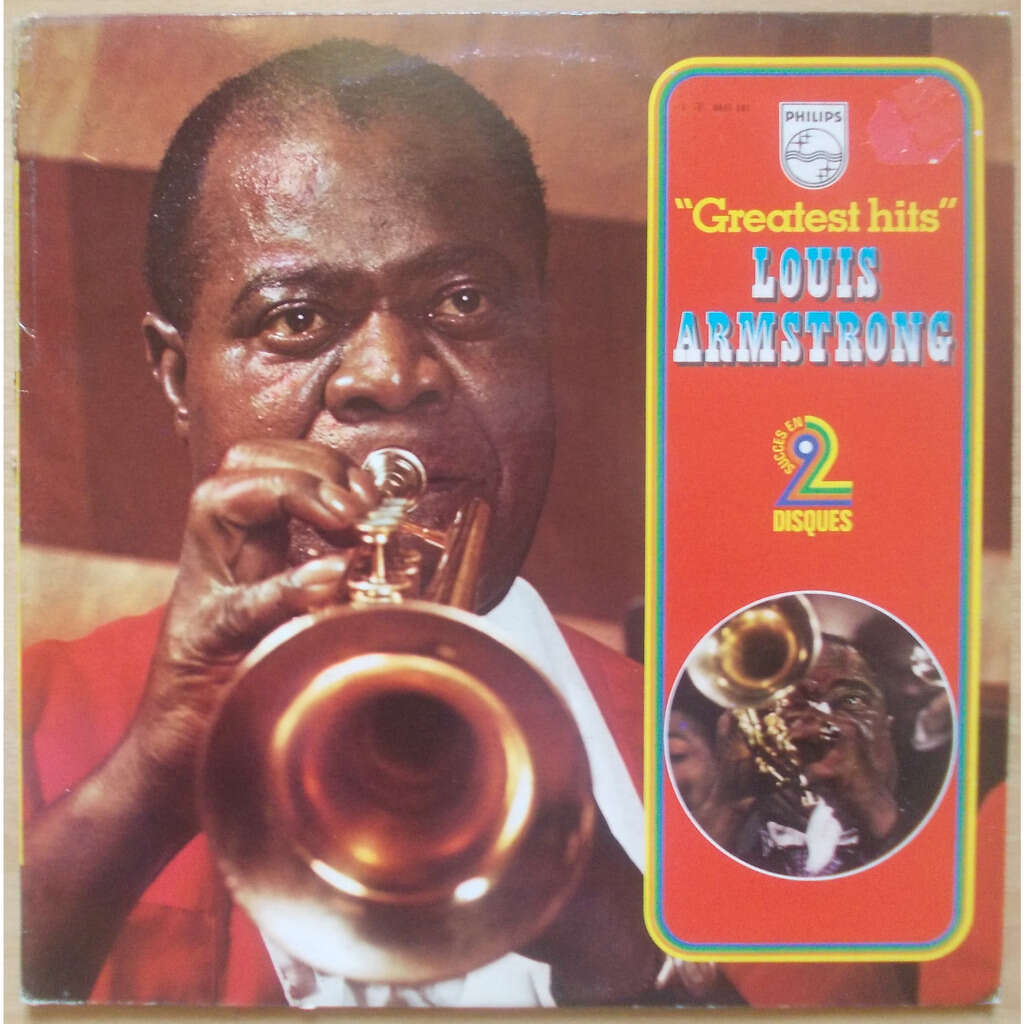 Greatest hits by Louis Armstrong, Double LP Gatefold with