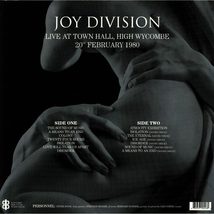  Joy Division  -  live at town hall, high wycombe 20th february 1980 
