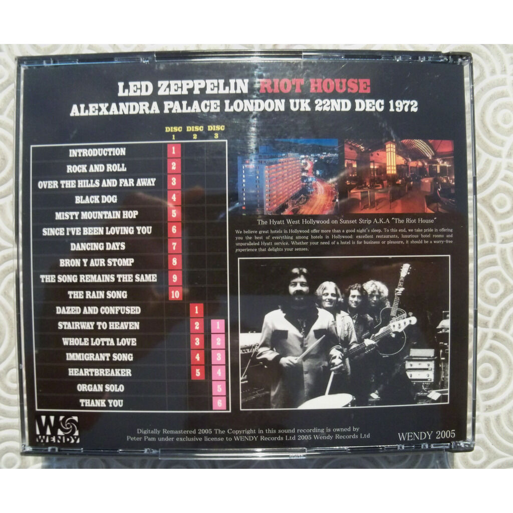 Riot house (alexandra palace, london, uk, 22nd dec. 1972.) by Led ...