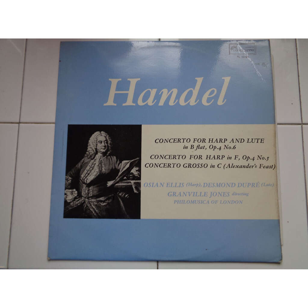 Haendel concerti harpe op 4 / 5 & 6 (+ luth) alexander's feast von