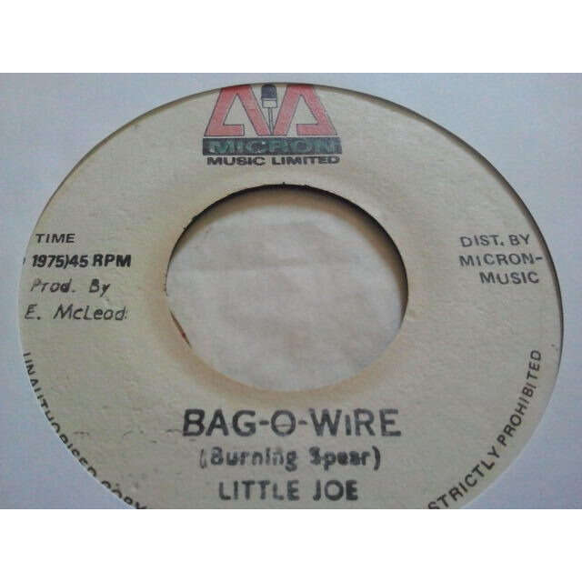 Bagowire / bagowire orig de Little Joe, SP chez selectorchoice