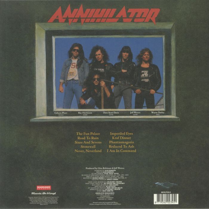  Annihilator  -  never, neverland 
