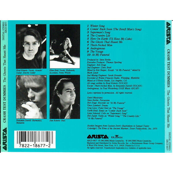 The ghosts that haunt me by Crash Test Dummies, CD with kamchatka Ref