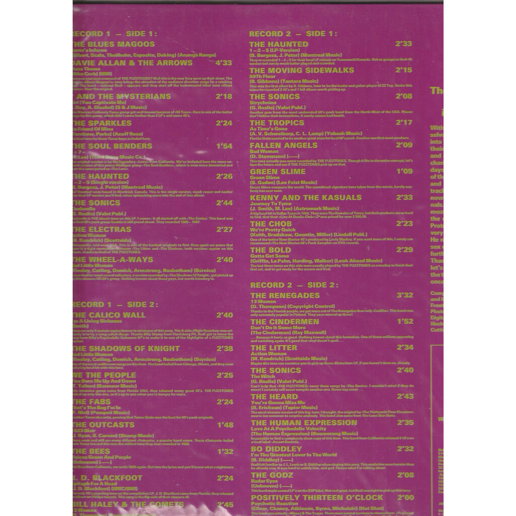  fuzztones sonics renegades bo diddley  -  songs we taught 