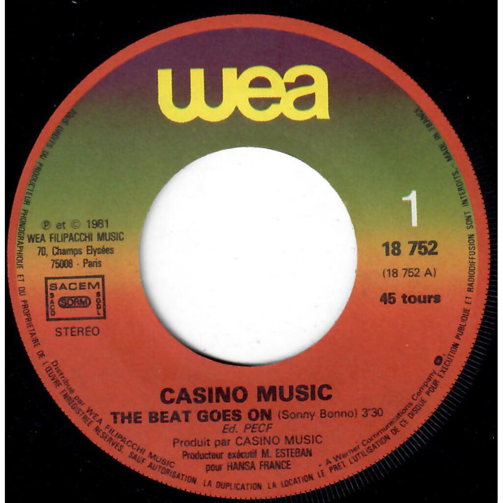  CASINO MUSIC  -  the beat goes on / go go world 