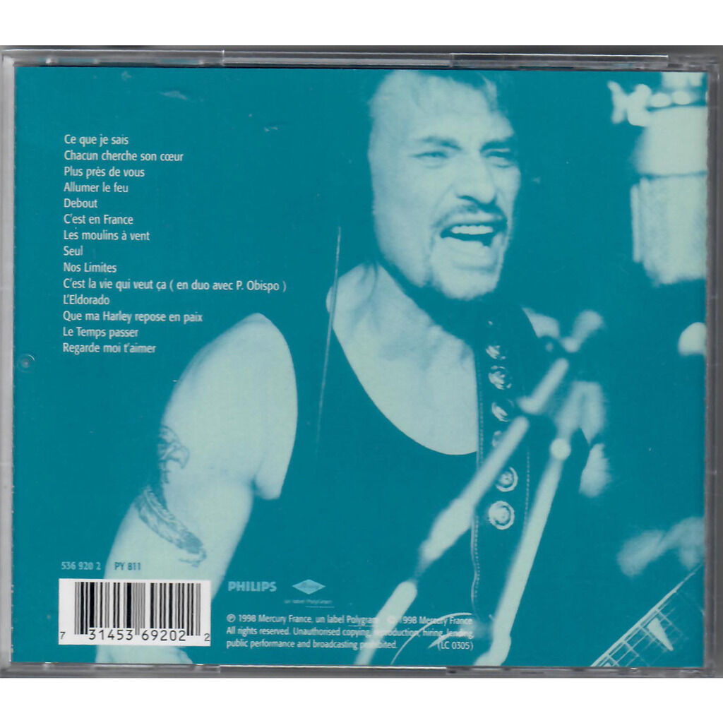  JOHNNY HALLYDAY  -  ce que je sais 