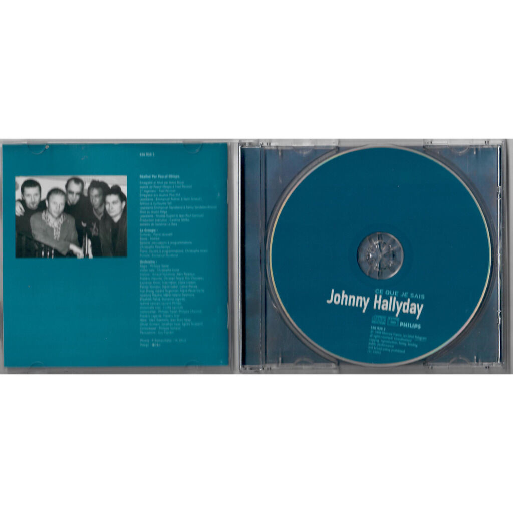  JOHNNY HALLYDAY  -  ce que je sais 