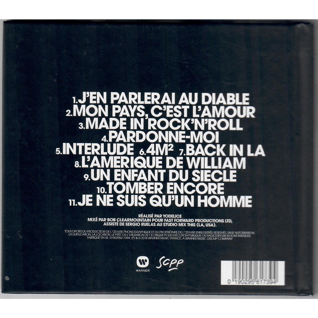  JOHNNY HALLYDAY  -  mon pays c’est l’amour 