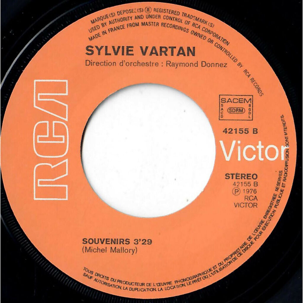  SYLVIE VARTAN  -  souvenirs / ta sorcière bien aimée 