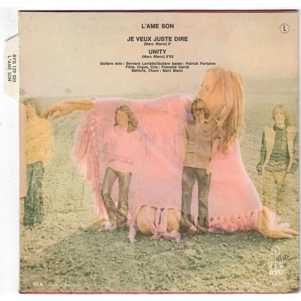  L’AME SON  -  je veux juste dire / unity 