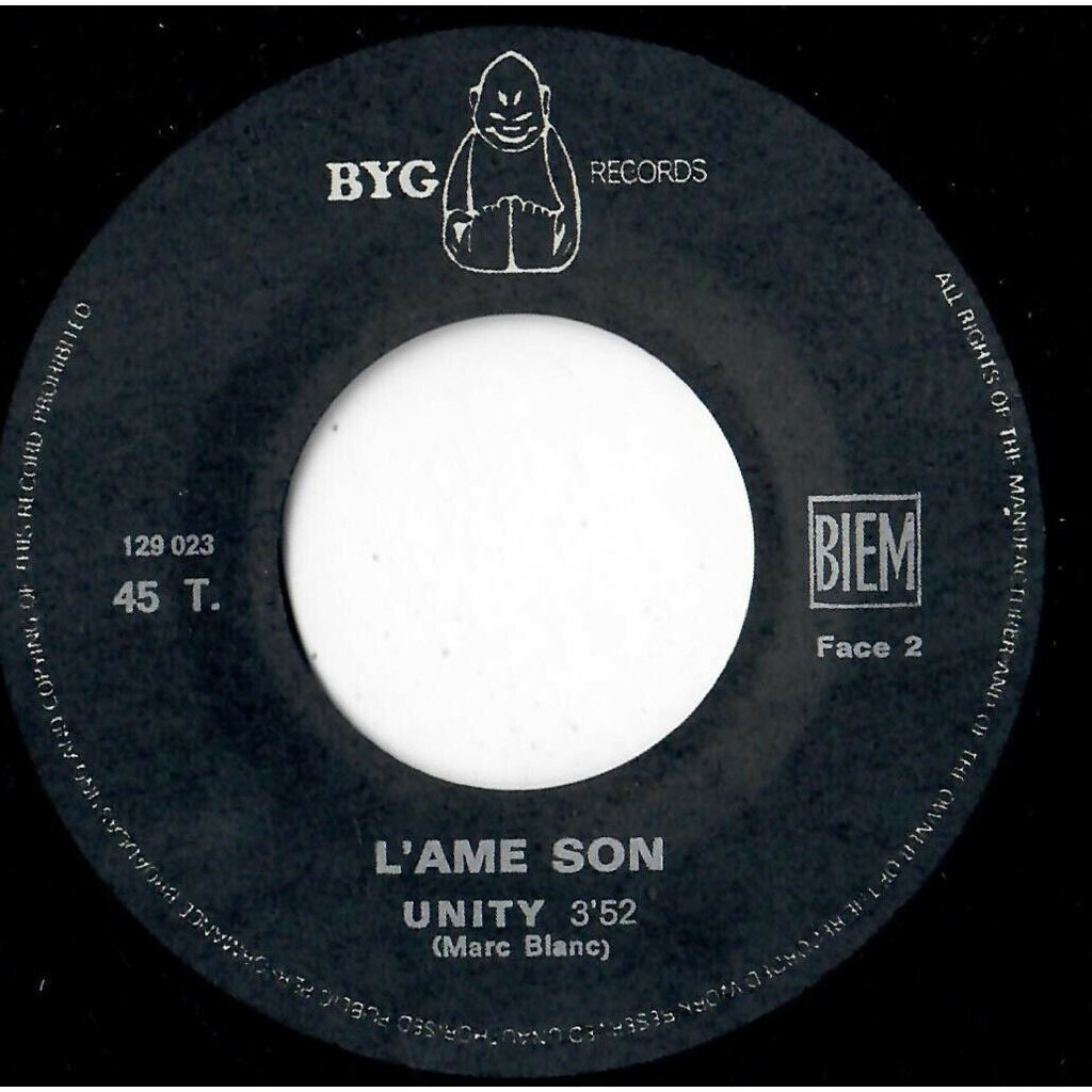  L’AME SON  -  je veux juste dire / unity 