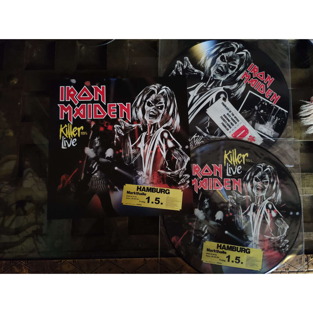 Killer world tour '81 live by Iron Maiden, LP x 2 with cosmicgate24