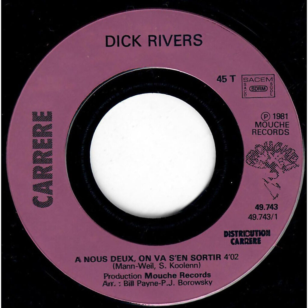  DICK RIVERS  -  à nous deux on va s’en sortir / laissez-nous le golf drouot 