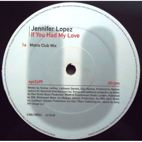  JENNIFER LOPEZ - J LO  -  if you had my love 