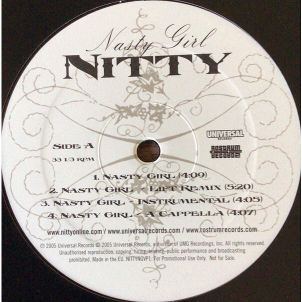  NITTY  -  nasty girl 