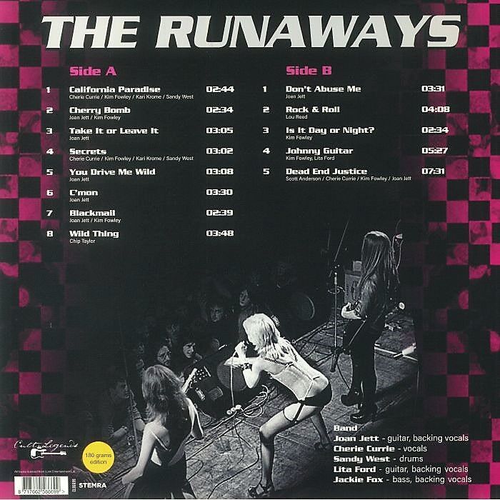  The Runaways  -  the agora cleveland 1976 