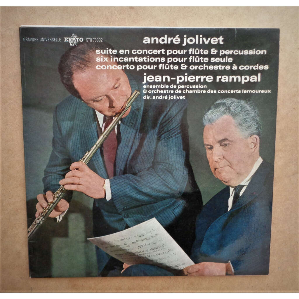 Jolivet suite en concert pour flute six incantations pour flute seule