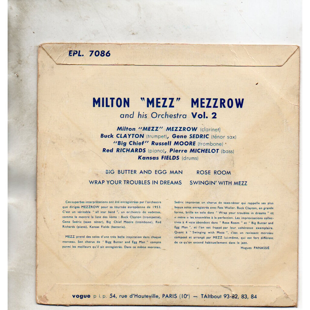 Vol.2 big butter and egg man / wrap your troubles in dreams / rose