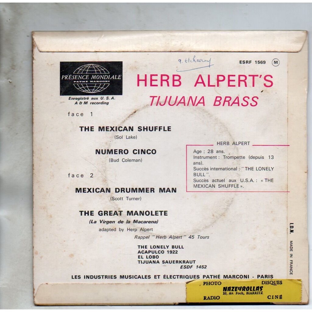 Mexican shuffle / numero cinco / mexican drummer man / the great