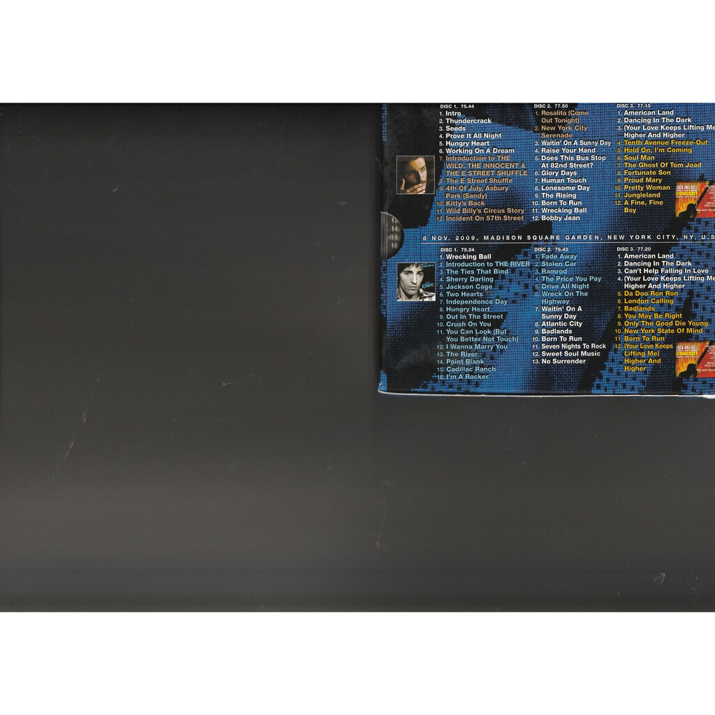  bruce springsteen  -  new york city dream box 