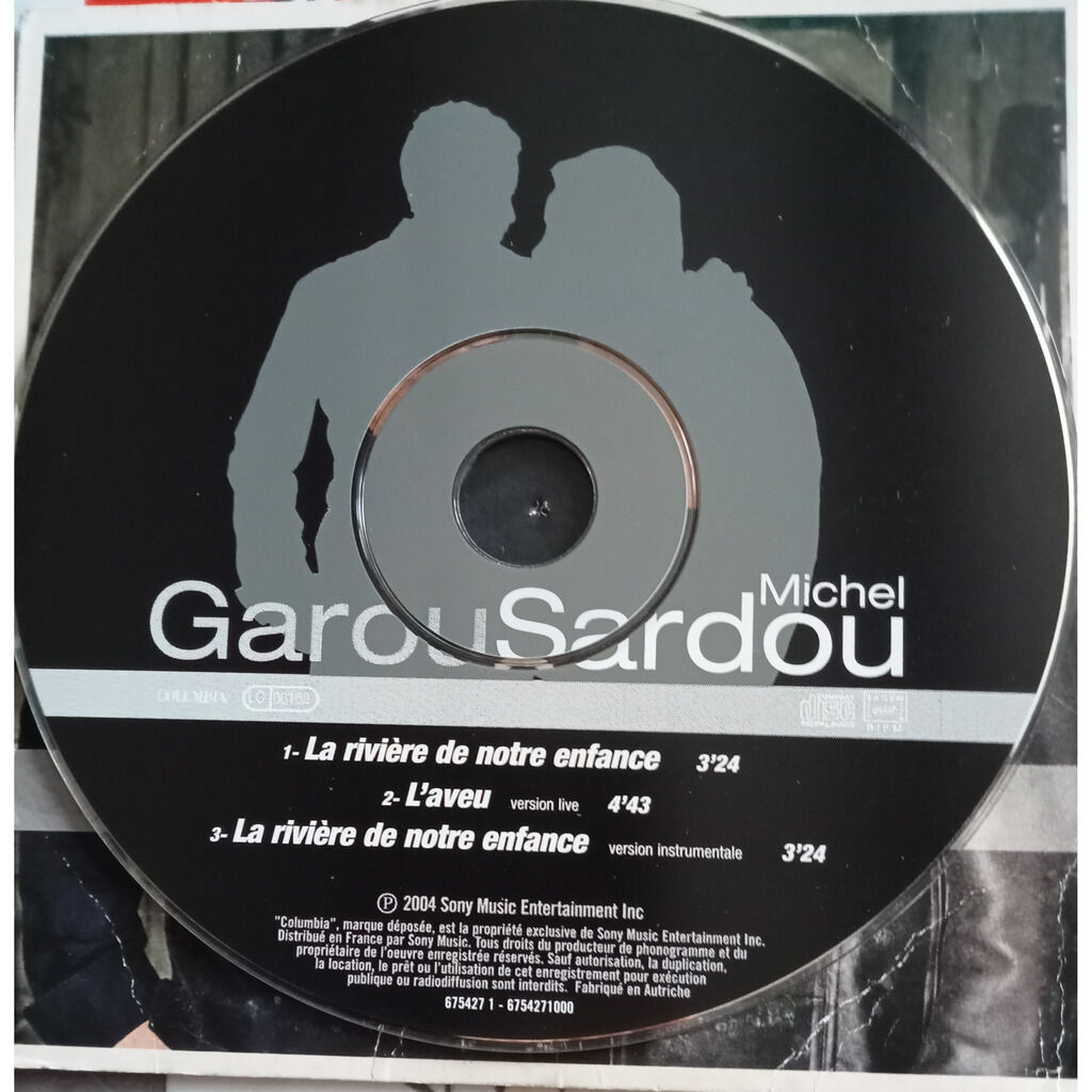 La riviere de notre enfance de Garou & Michel Sardou, CD chez tommy27
