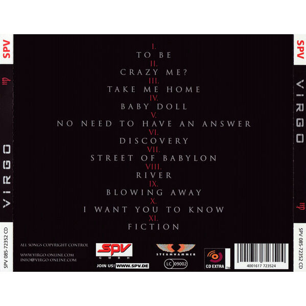  VIRGO / ANGRA  -  virgo 