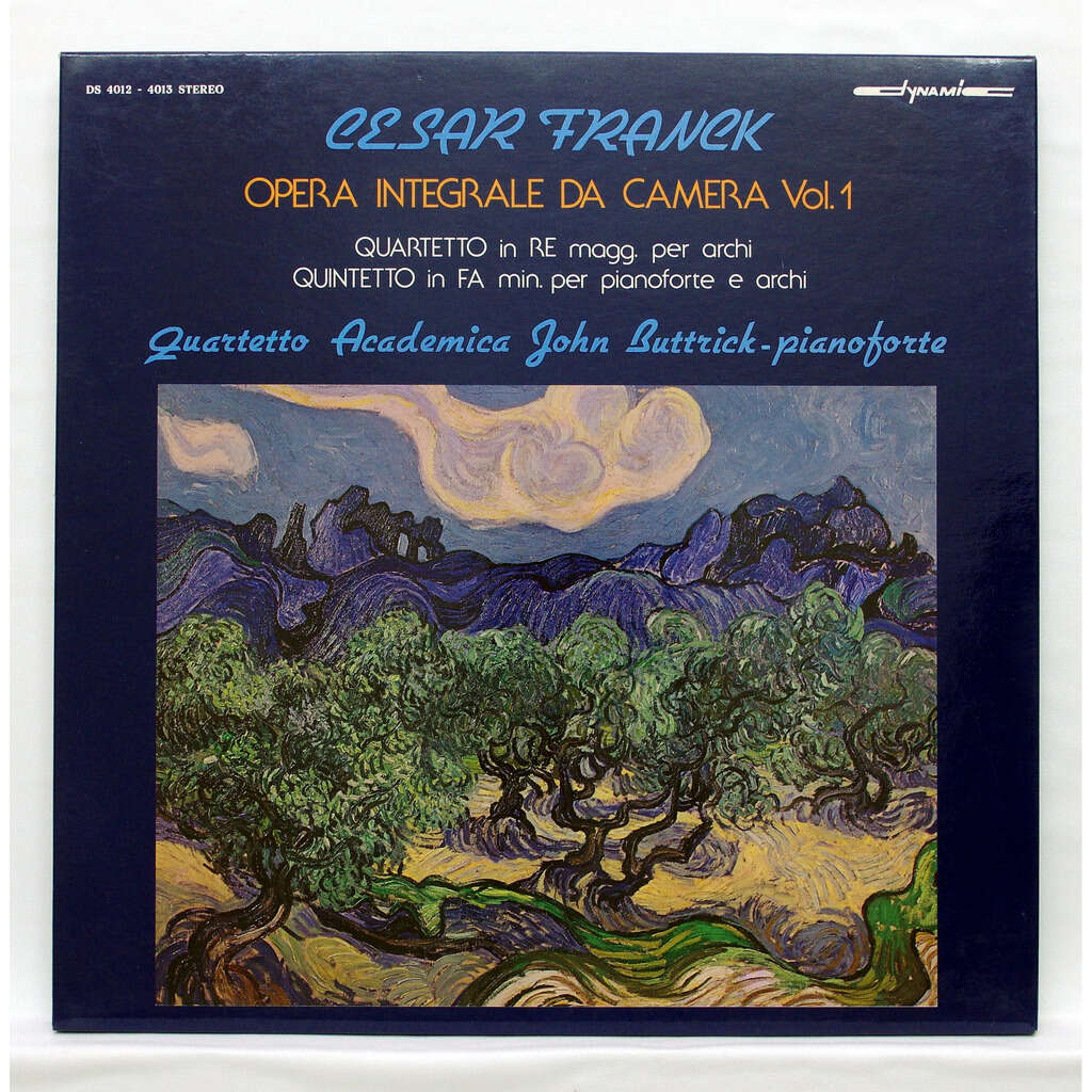 Franck complete chamber works vol.1 by Quartetto Academica / John Buttrick, LP Box set with