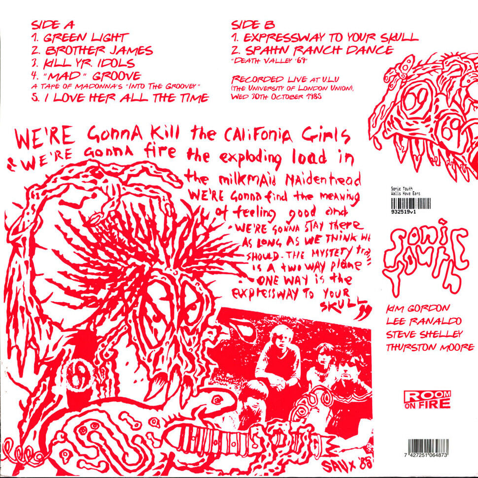  Sonic Youth  -  walls have ears 