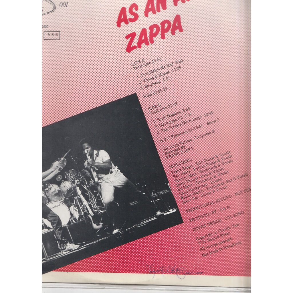  frank zappa  -  as an am 