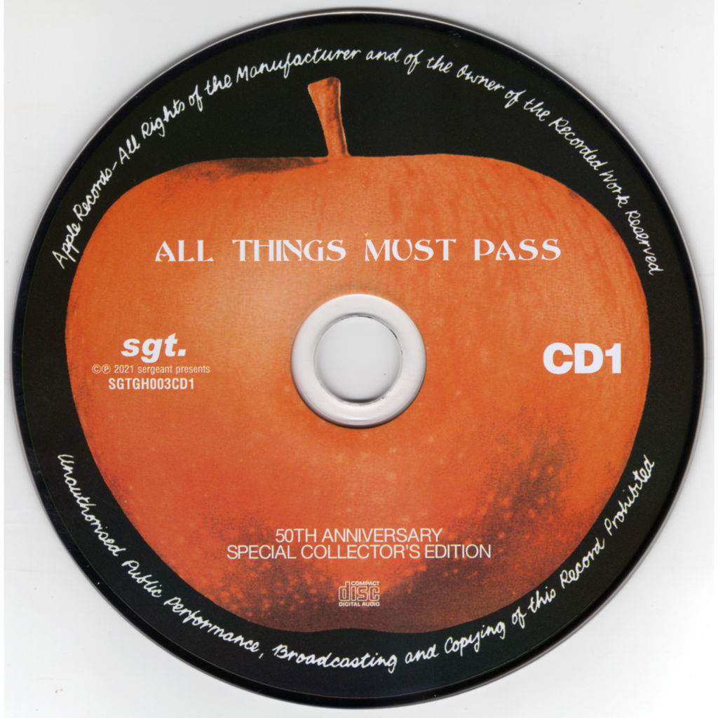 All things must pass 50th. anniv collectors edition (2 cd) de