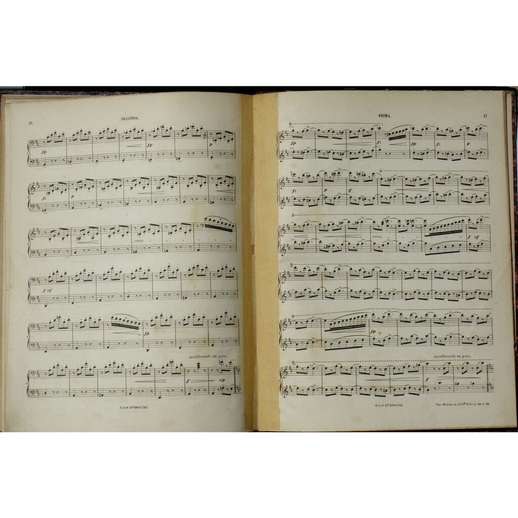 Partitions scores : 12 morceaux pour piano à quatre mains by Joachim ...
