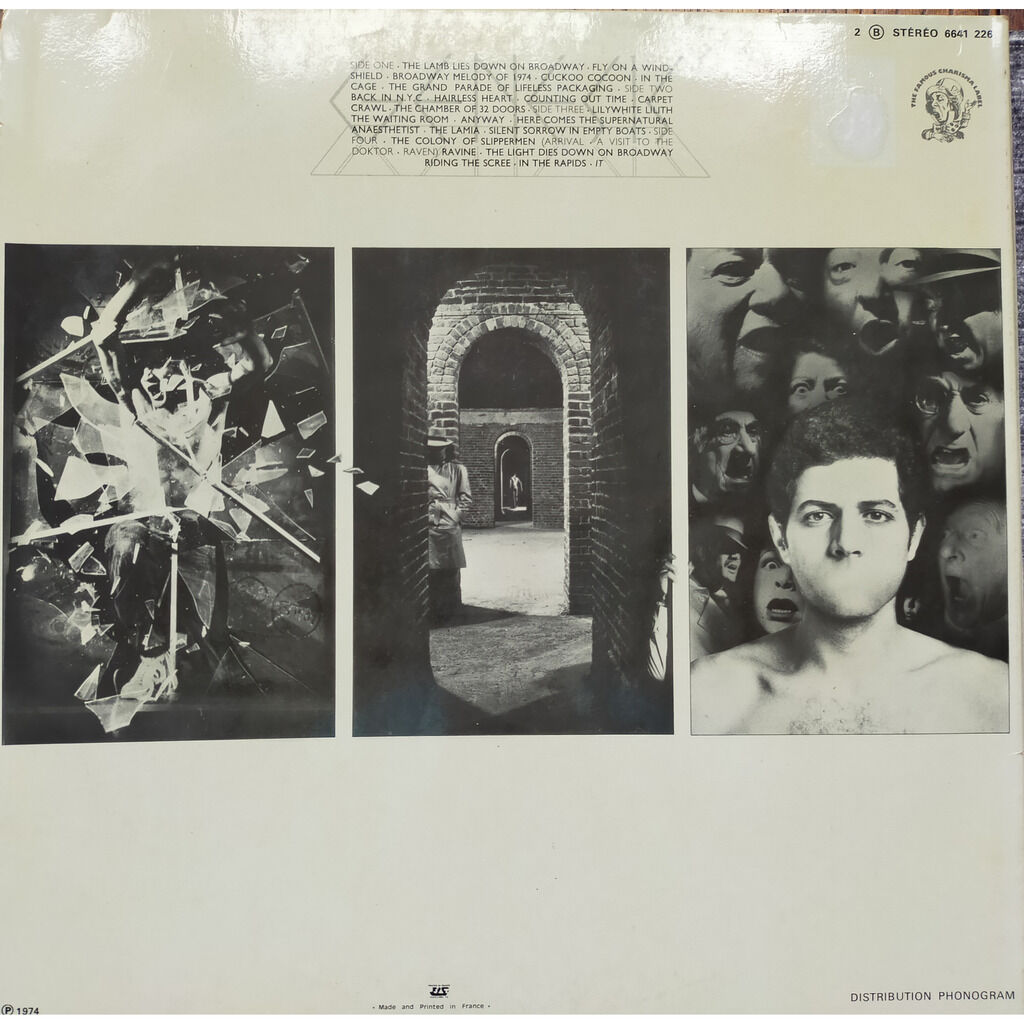 The lamb lies down on broadway by Genesis, Double LP Gatefold with